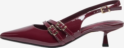 Basutės iš ONLY, spalva – vyno raudona spalva, Prekių apžvalga