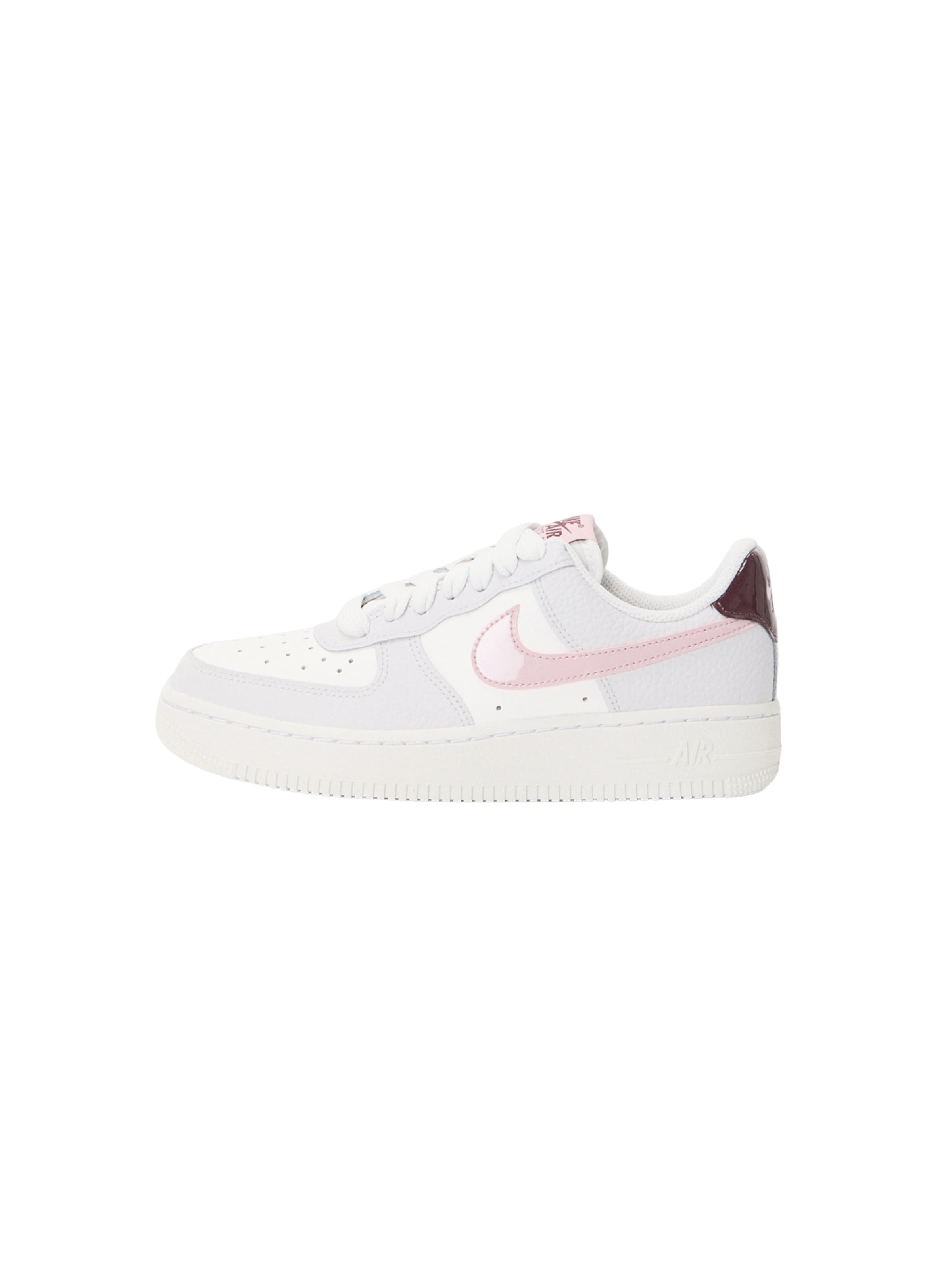 Nike Sportswear Sneakers laag 'AIR FORCE 1 '07' in de kleur Pastellila / Rosa / Bourgogne / Wit, Productweergave