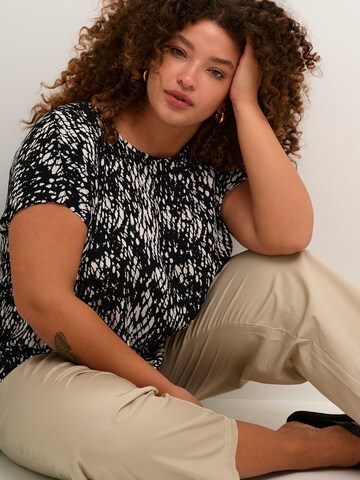KAFFE CURVE Blouse 'Stanley' in Black