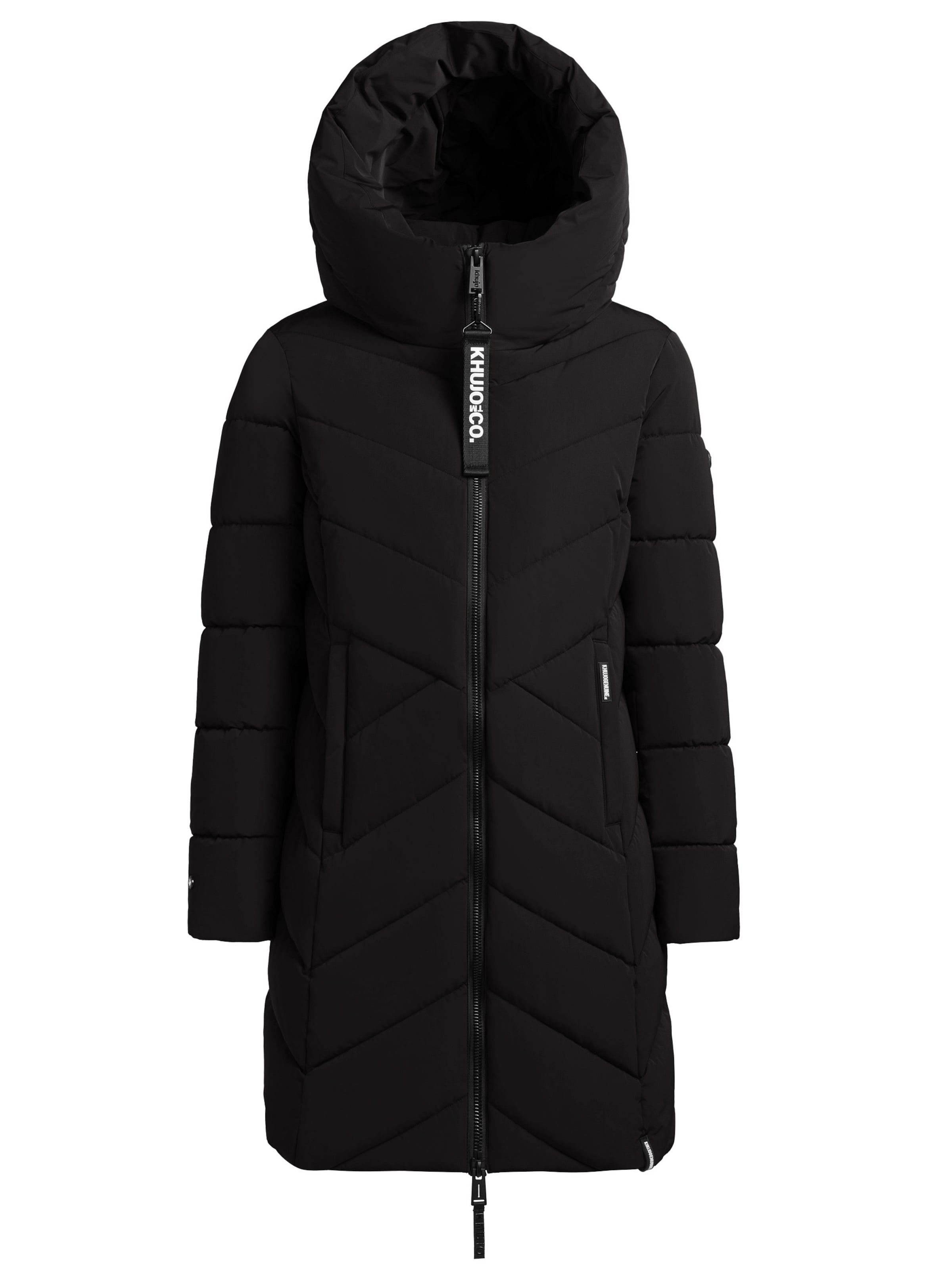 khujo Winter coat 'DARKA4' in Black: front