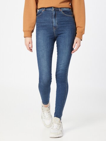 Dr. Denim Skinny Jeans 'Moxy' i blå: framsida