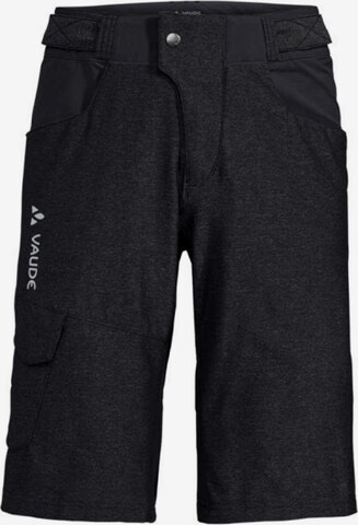 VAUDE Regular Workout Pants 'Tremalzo III' in Black: front