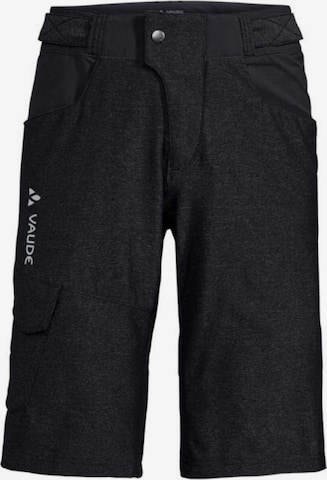 VAUDE Regular Workout Pants 'Tremalzo III' in Black: front