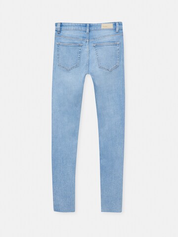 Pull&Bear Skinny Farmer - kék