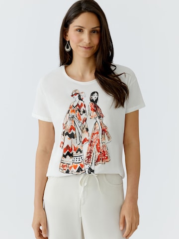 OUI T-Shirt in Weiß: Vorderseite