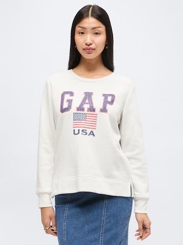 GAP Sweatshirt in White: front