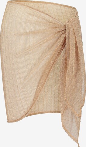 Hunkemöller Beach Towel 'Goldie Shimmer' in Gold: front