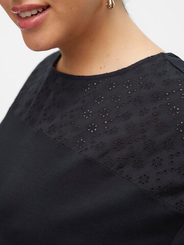 Vero Moda Curve T-Shirt 'VMCKAYA' in Schwarz