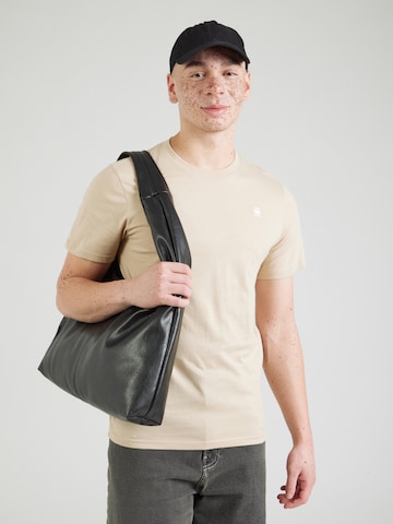 G-STAR T-Shirt 'Graw' in Braun: Vorderseite