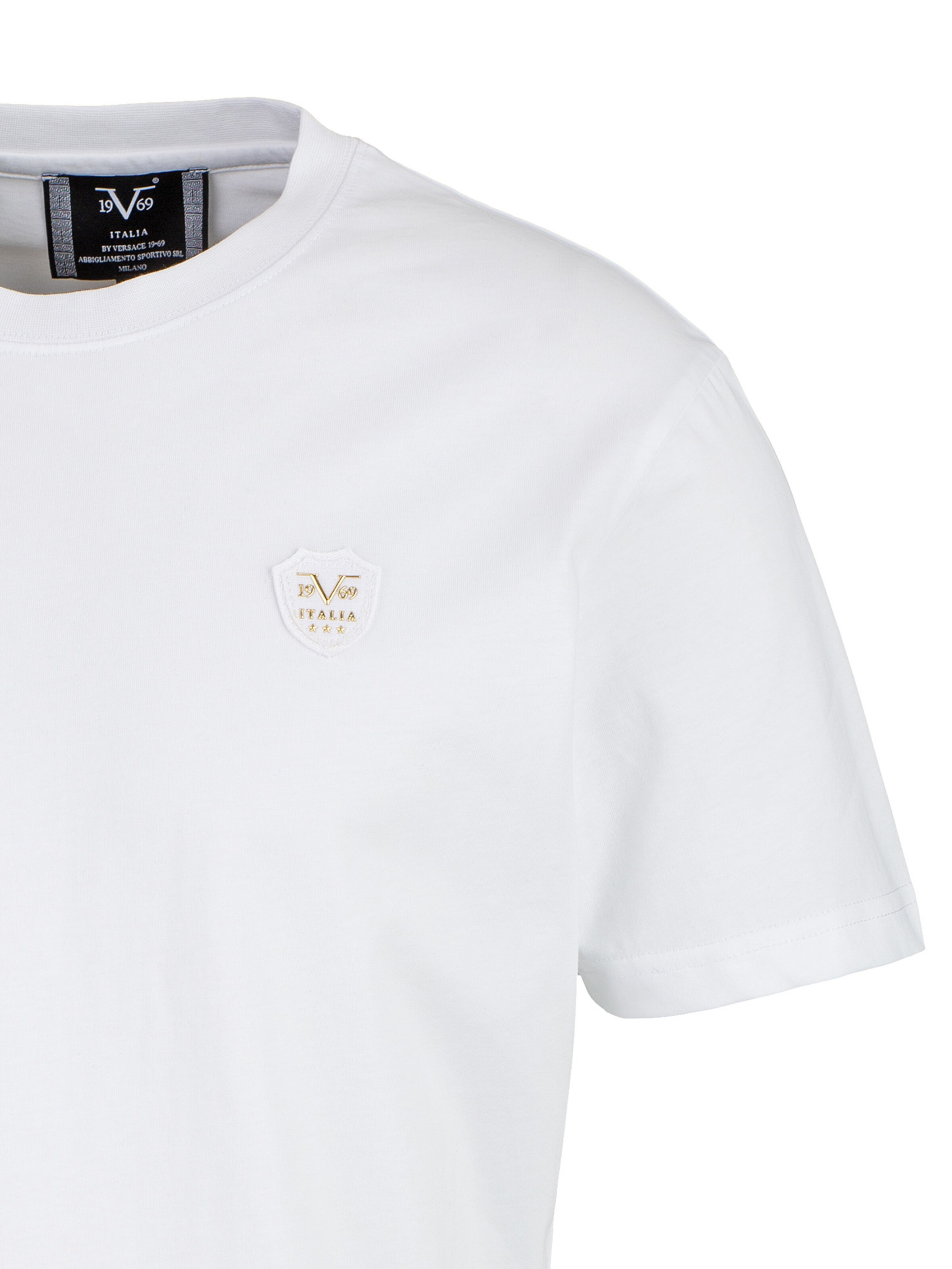 Maglietta 'Rafael' di 19V69 ITALIA in bianco