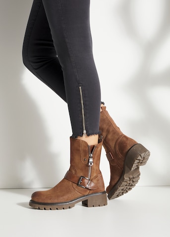 LASCANA Ankle Boots in Brown: front