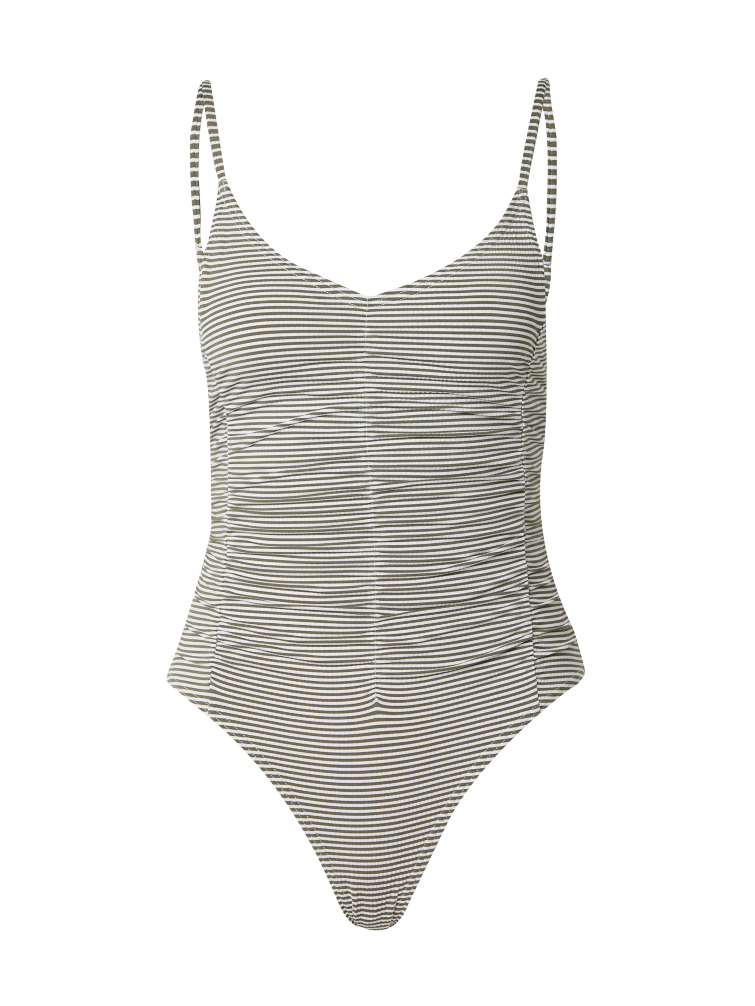 BeckSöndergaard - Soutien de tecido Fato de banho 'Fendra' em verde: frente