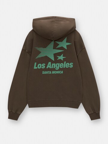 Pull&Bear Sweatshirt in Brown