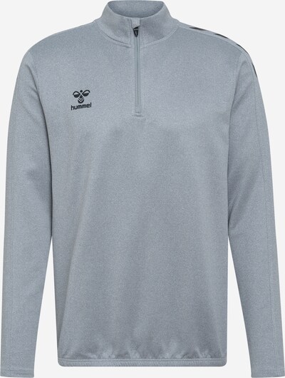 Hummel Sportsweatshirt in graumeliert / schwarz, Produktansicht