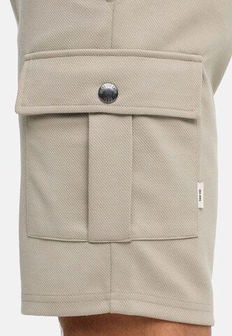 INDICODE JEANS Regular Cargo trousers 'Nezzo' in Grey