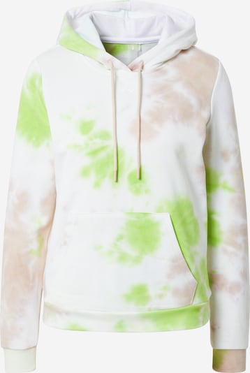 ONLY PLAY Sweat de sport 'MANU' en beige clair / vert clair / blanc, Vue avec produit