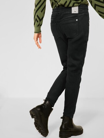 STREET ONE Tapered Broek in Zwart