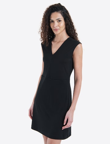 ICEBREAKER - Vestido deportivo 'Granary' en negro: frente
