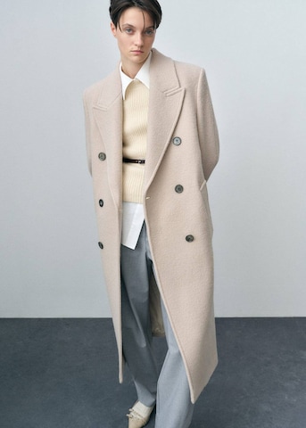 MANGO Mantel 'Byte' in Beige