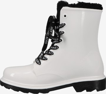 Michael Kors Kids Boots in White: front