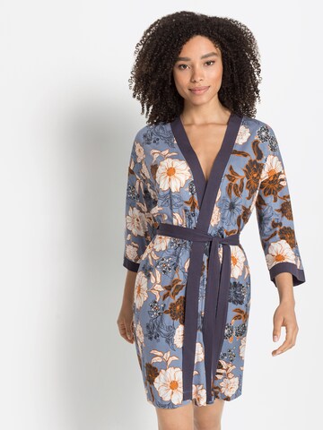 s.Oliver Dressing Gown in Blue: front