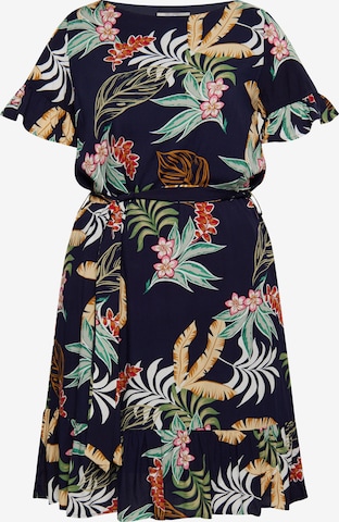 Usha Šaty – modrá: přední strana