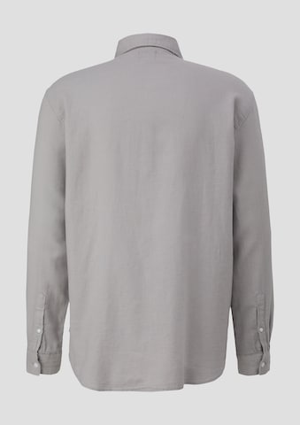 QS Regular fit Button Up Shirt in Grey