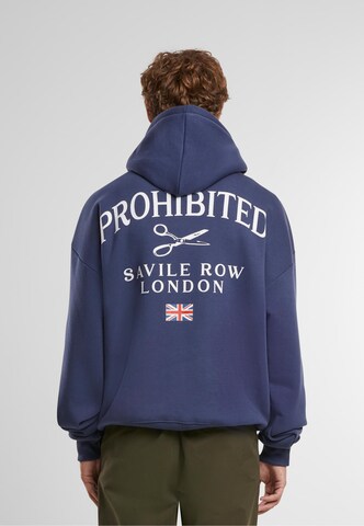 Prohibited Sweatshirt 'Savile Row' in Blauw