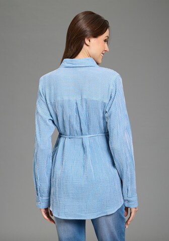 Neun Monate Bluse in Blau