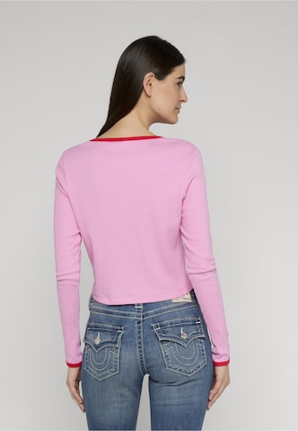 Cardigan Noisy may en rose