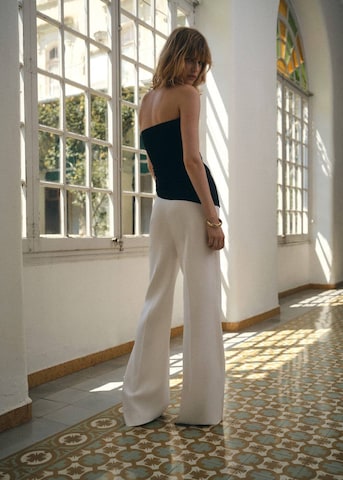 MANGO Wide Leg Hose 'Harry' in Weiß