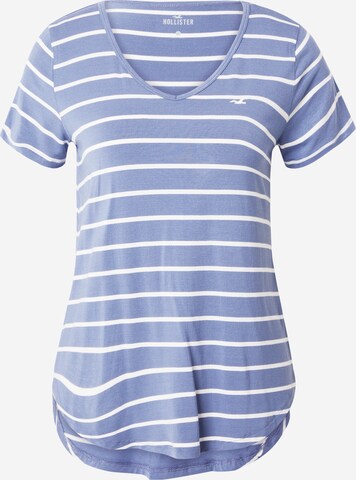 T-shirt 'EMEA' HOLLISTER en bleu : devant