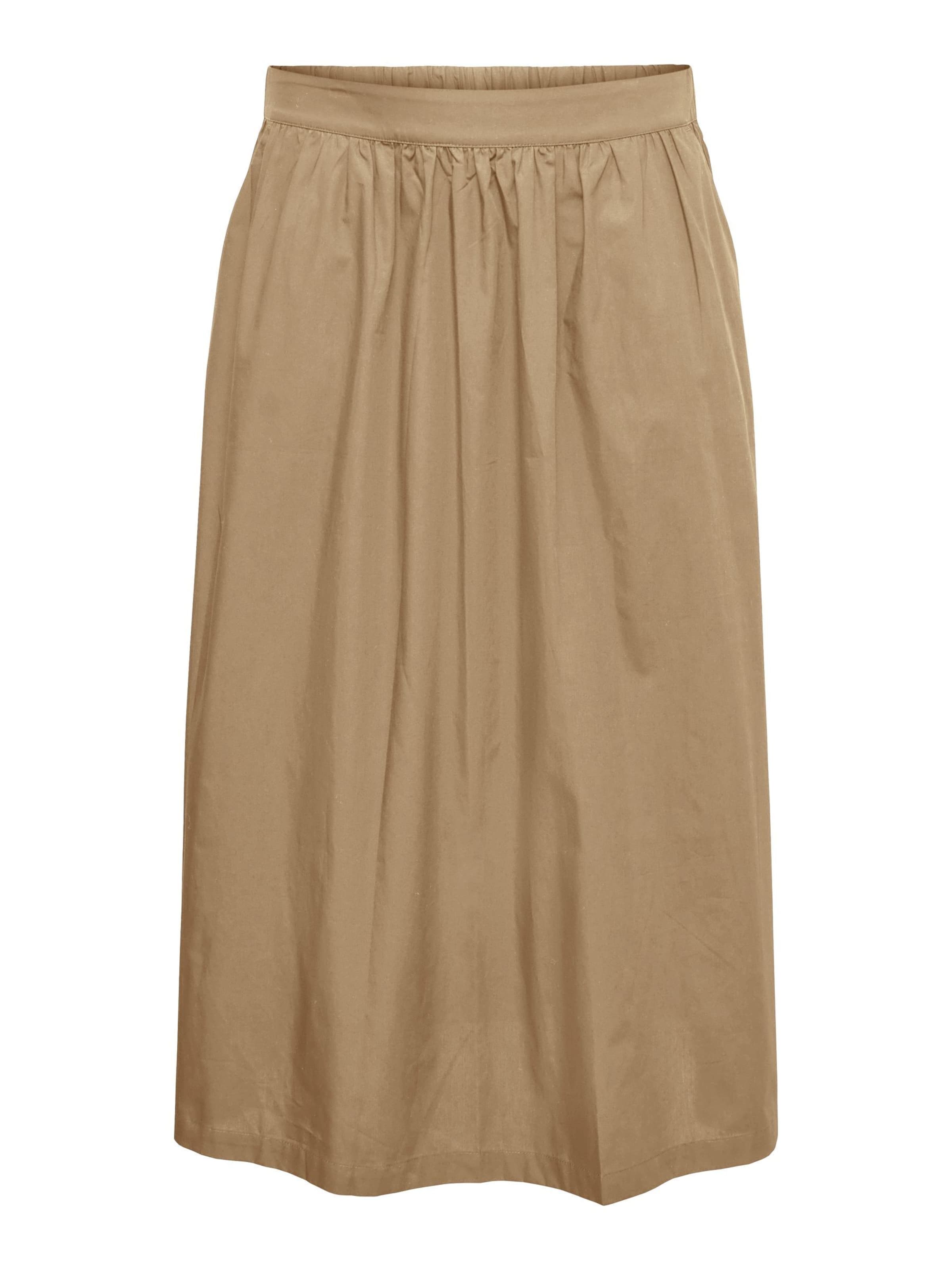 Vero Moda Curve Rok in Zilver: voorkant