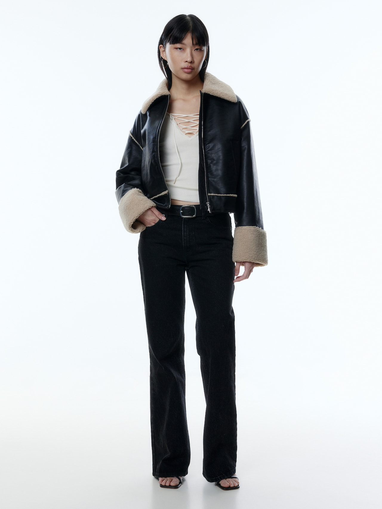 EDITED Jersey 'Faralda' beige