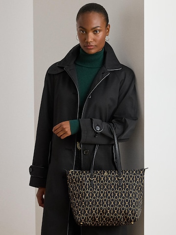 Shopper 'Keaton' di Lauren Ralph Lauren in nero: frontale