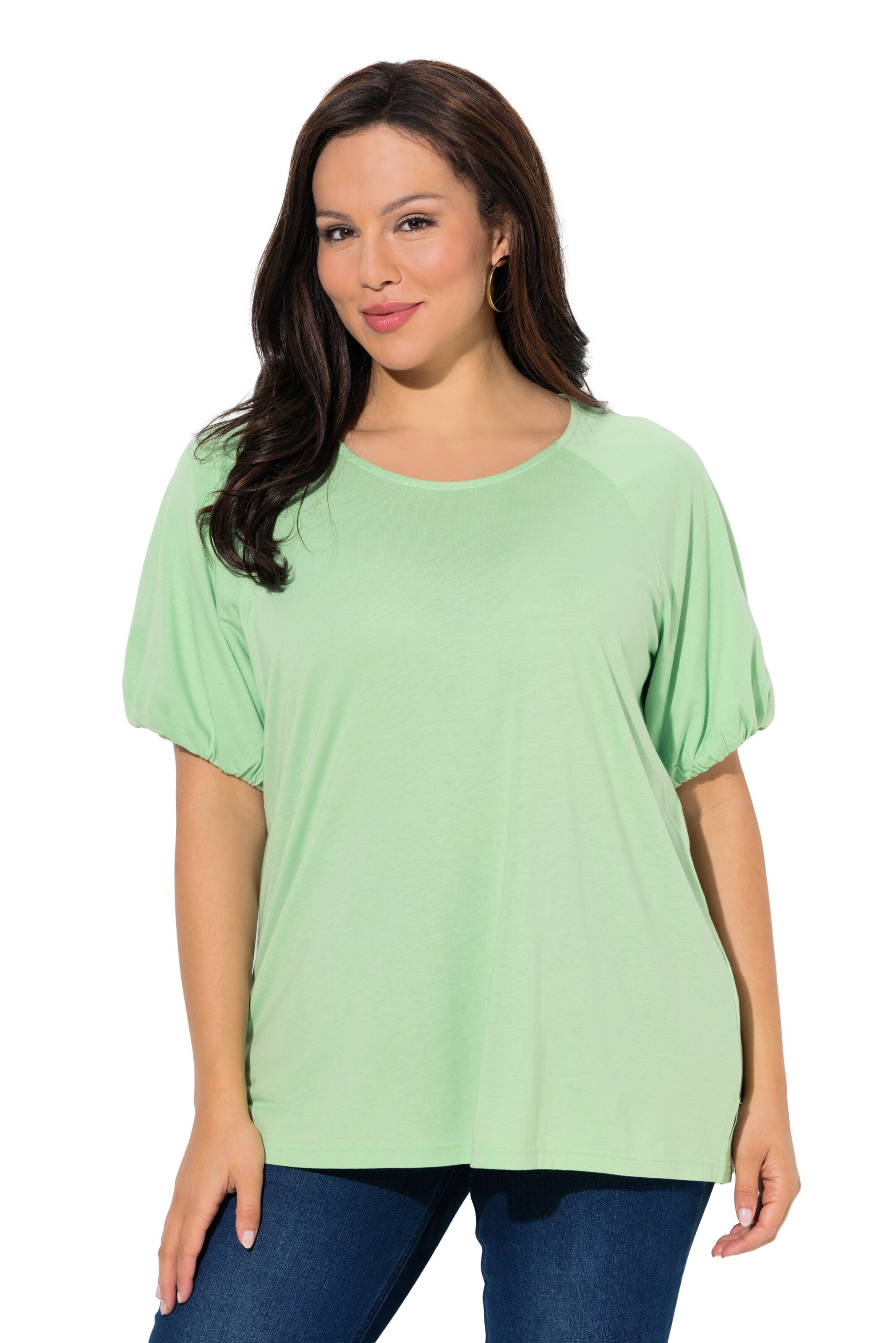 Ulla Popken Shirt in Green: front