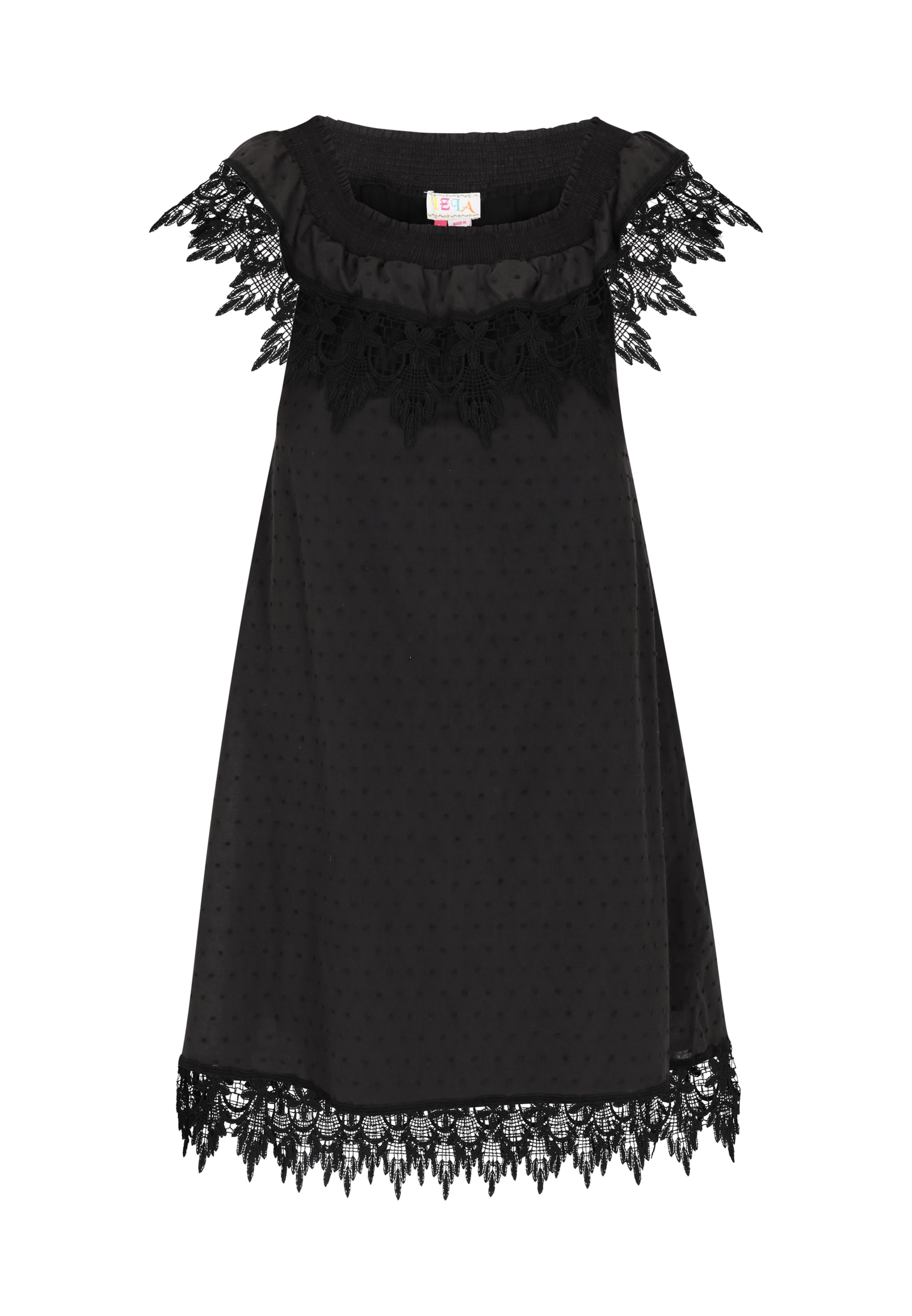 melns IZIA Kleita 'Boho': no priekšpuses