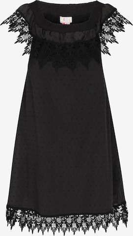 IZIA - Vestido 'Boho' en negro: frente