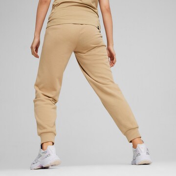 Effilé Pantalon de sport 'Squad' PUMA en beige