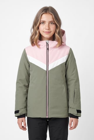 ICEPEAK Athletic Jacket in Green: front