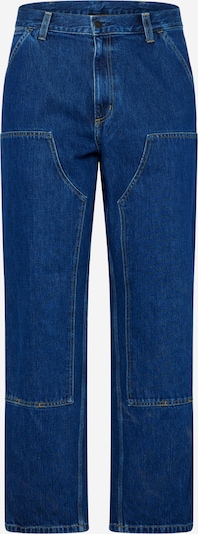 Jeans Carhartt WIP pe albastru denim, Vizualizare produs