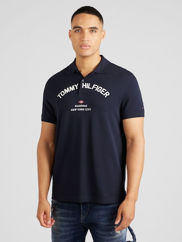 TOMMY HILFIGER - Camisa em azul: frente