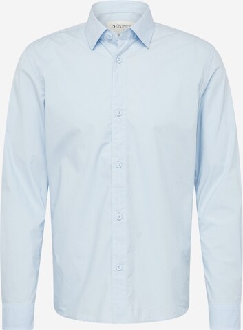 Coupe regular Chemise business TOM TAILOR DENIM en bleu : devant