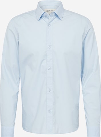 TOM TAILOR DENIM - Regular Fit Camisa clássica em azul: frente