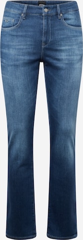 BOSS Black Slimfit Jeans 'Delaware' in Blauw: voorkant