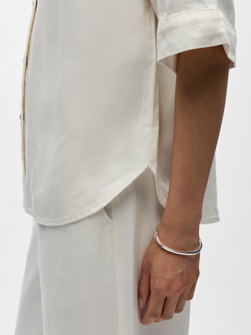 OBJECT Bluse 'OBJFRAME' in Weiß