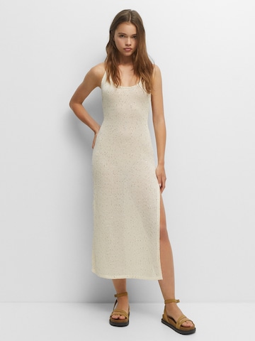 Pull&Bear Kleid in Beige: predná strana