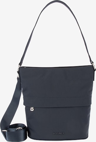 Borsa a spalla 'Maxon Heather' di BOGNER in blu: frontale