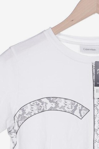 Calvin Klein T-Shirt S in Weiß