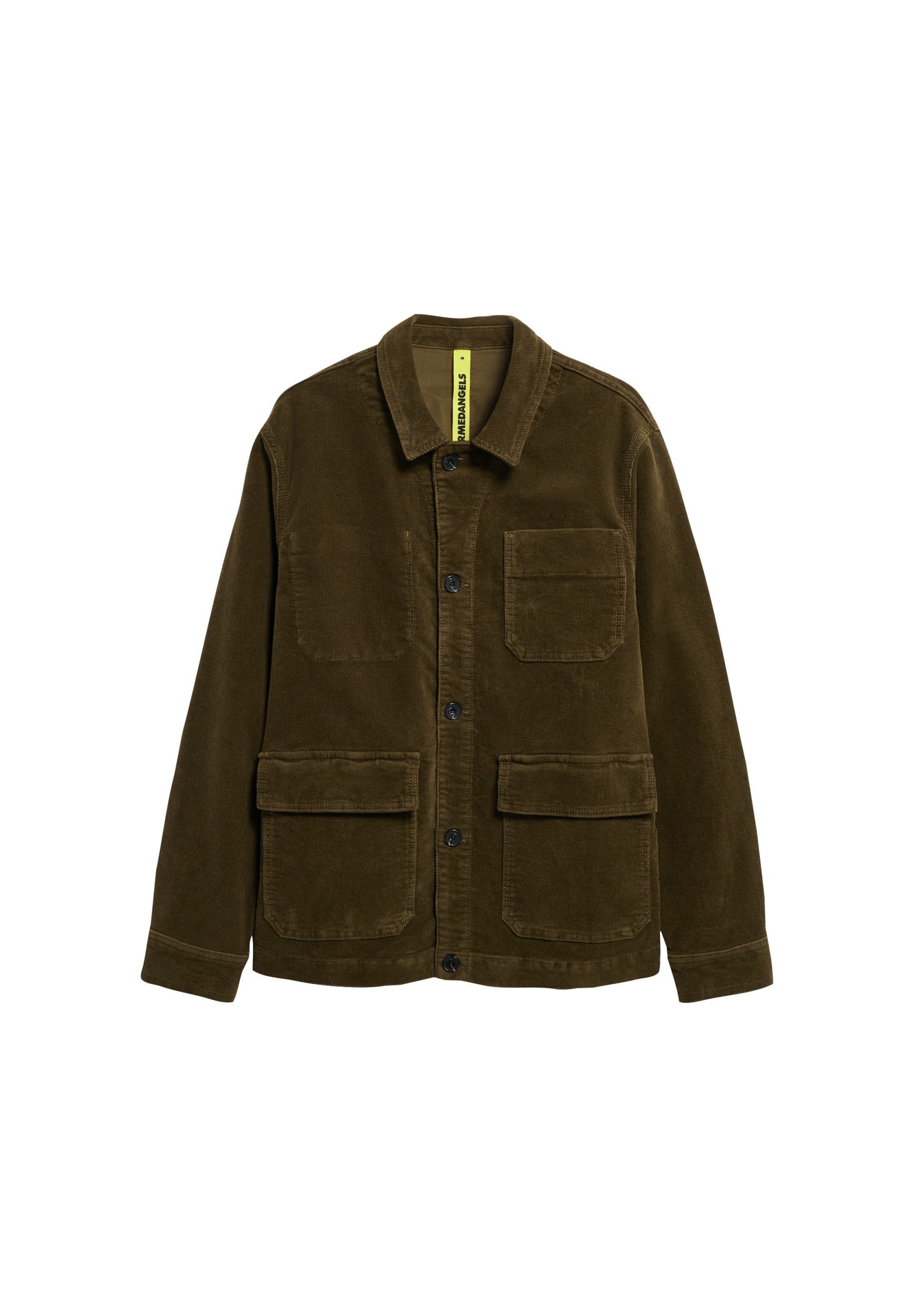 Veste mi-saison ARMEDANGELS en vert : devant